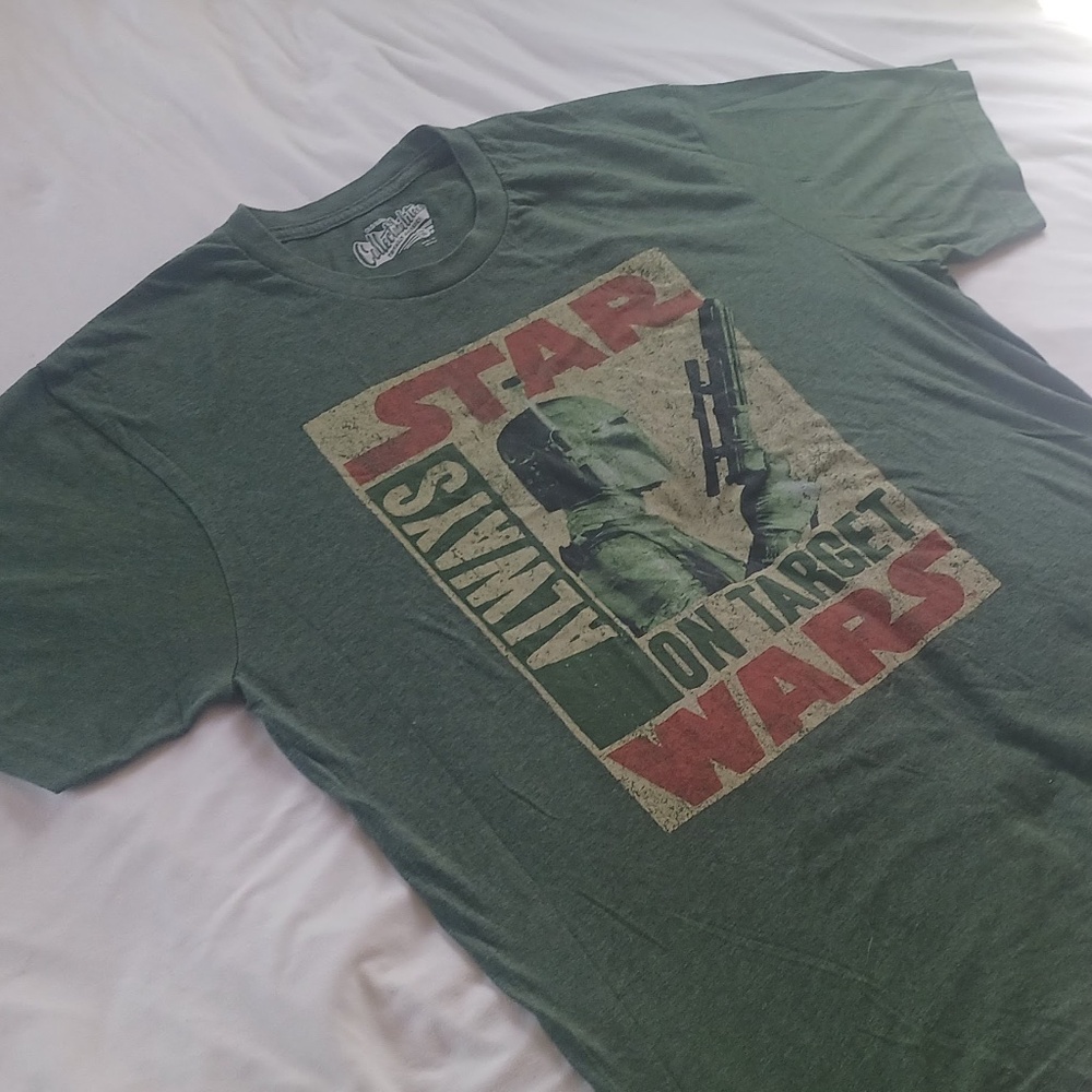 Star Wars olive green t-shirt Women's XL or Men's L